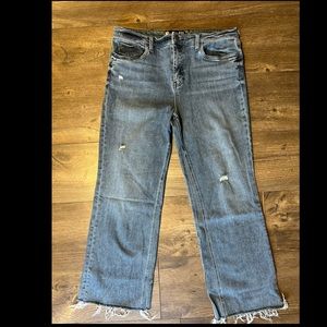 Cropped wide flare size 14 kut denim